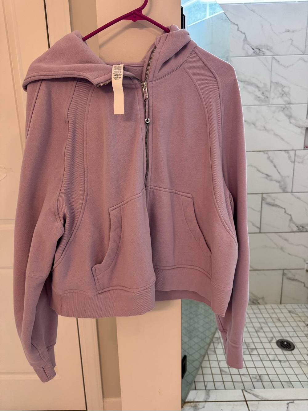 Lululemon Women's Lavender Zip Hoodie - Cozy Everyday Pullover